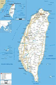 Image result for Detailed Map Taiwan