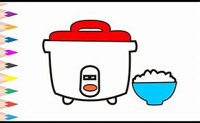 Image result for Rice Cooker Easy Drawing