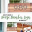 Image result for DIY House Number Sign