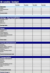 Image result for Weekly Budget Planner Template