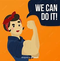 Image result for We Can Do It Cartoon