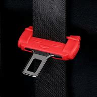 Image result for Red Leather Cover Seat Belt Clip