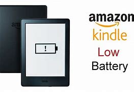 Image result for Kindle Low Battery Sign