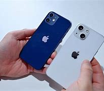 Image result for iPhone 13 Mini Blue vs 12 Mini