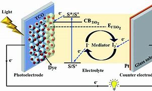 Image result for dye sensitized photovoltaic cells diagrams