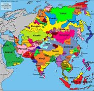 Image result for Central Asia Language Map