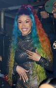 Image result for Cardi B with Makeup and Wig