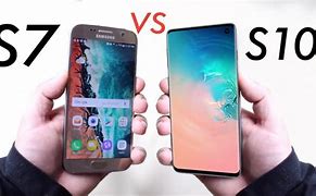 Image result for Samsung S7 vs S10 Size