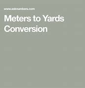 Image result for 50 Meters to Yards