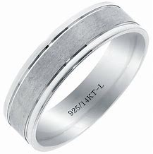 Image result for Sterling Silver Men's Wedding Rings