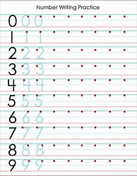 Image result for Number Writing Template