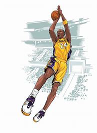 Image result for Kobe Bryant Dunking Drawing
