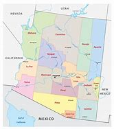 Image result for Arizona Counties Map with Roads