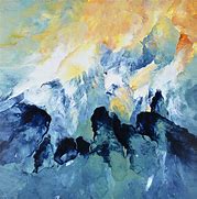 Image result for Art Abstract Mountain Landscape