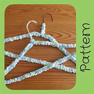 Image result for Crochet Pattern for Wooden Hangers