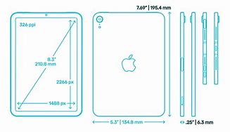 Image result for iPad Mini 6 Size