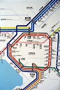 Image result for Osaka Railway and Subway Map