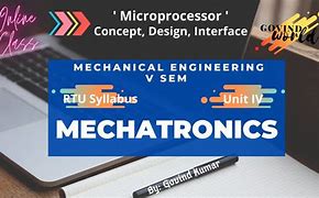 Image result for Microprocessors and Mechatronics Design