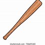 Image result for Wooden Baseball Bat Clip Art