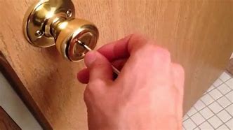 Image result for How to Unlock Door with Hole