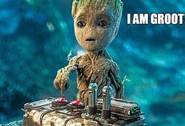 Image result for Baby Groot and Star Lord Memes