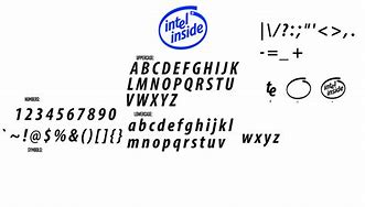 Image result for Intel Inside What Font