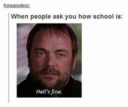 Image result for Supernatural Crowley Is Everywhere Memes