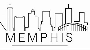 Image result for Memphis Skyline SVG