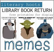 Image result for Book Return Sign Memes