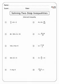 Image result for Inequality Exercises
