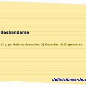 Image result for desbandarse