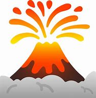 Image result for Volcano Emoji