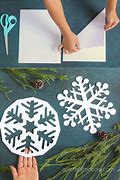 Image result for How to Make Paper Snowflake Ornaments