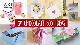 Image result for Homemade Chocolate Box