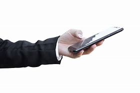 Image result for Businessman Holding Cell Phone