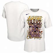 Image result for White Lakers T-Shirt