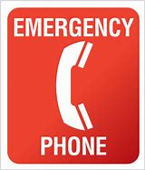 Image result for Emergency Phone. Sign