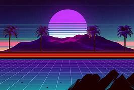 Image result for 80s Background Palms