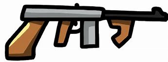 Image result for Cartoon Tommy Gun