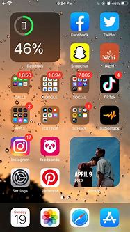Image result for Clean iPhone Home Screen Layout