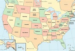 Image result for USA 52 States Map