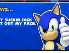 Image result for Sonic Says