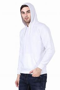 Image result for Plain White XL Cotton Hoodies Men