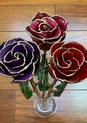 Image result for Gold Dipped Roses DIY