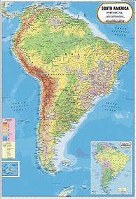 Image result for south america physical map