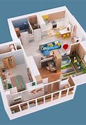 Image result for 3D Model for a 90 Sqm House Design
