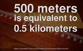 Image result for 500 Meter Distance