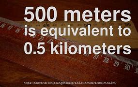 Image result for How Big Is 500 Meters