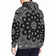 Image result for Black Bandana Hoodie