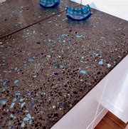 Image result for Cement Glass Countertops